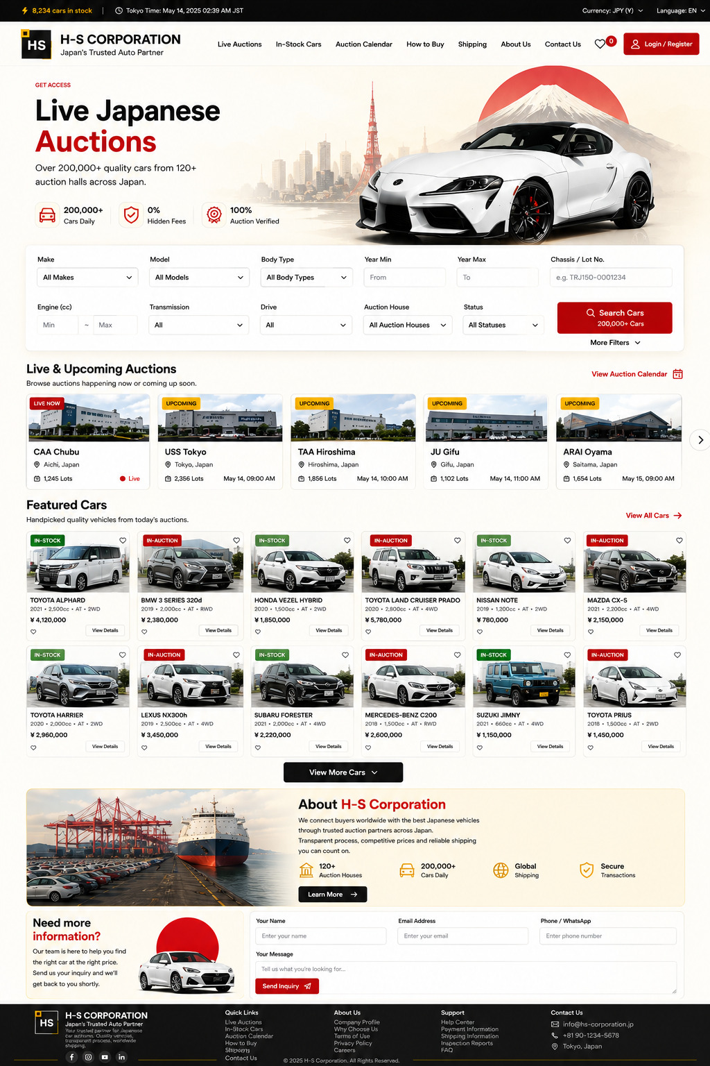 website home